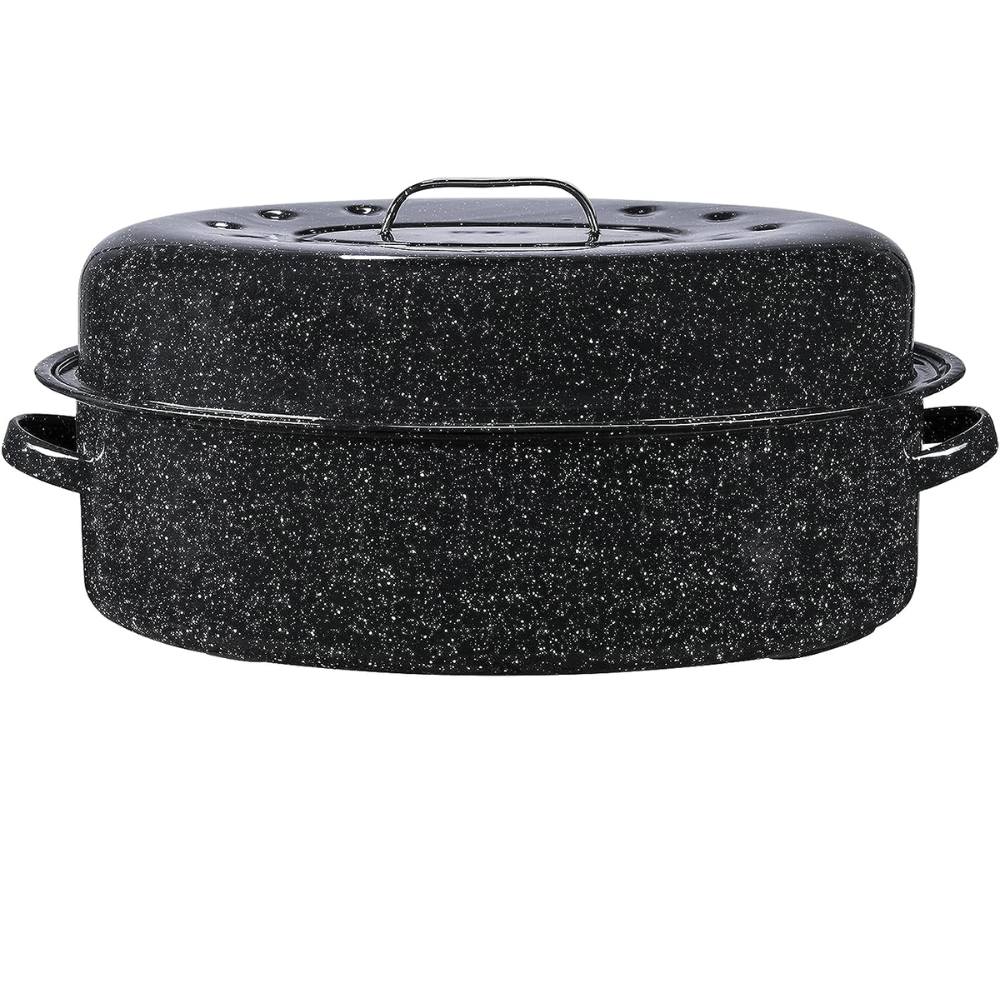 Best Enamel Roasting Pans - Heavy duty, high temperature pans for perfect roasts.