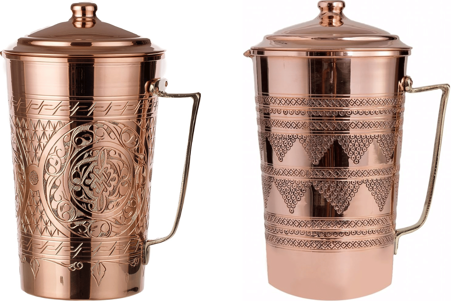 Copper Water Pitcher - style and elegance for your kitchen or lounge.
